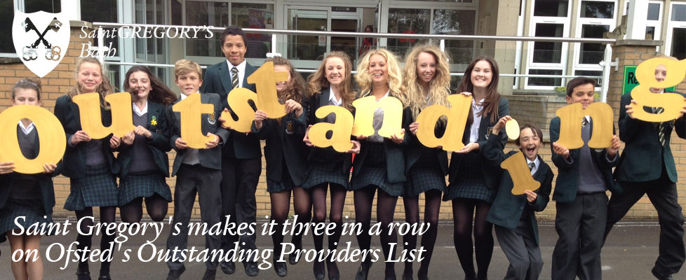 Saint Gregory's makes it three in a row on Ofsted's Outstanding Providers List