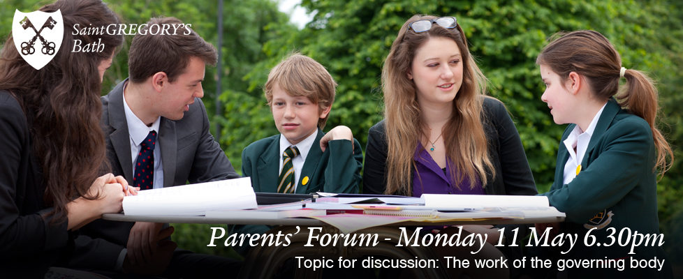 Parents Forum Monday 7 May 6.30pm