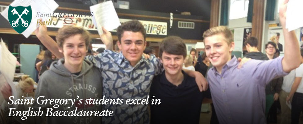 St Gregory's Students Excel in English Baccalaureate