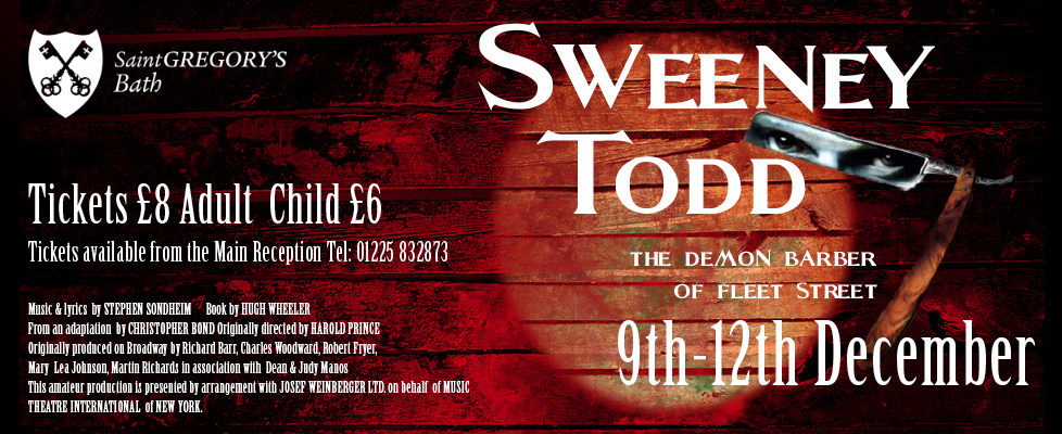 Sweeney Todd website slider
