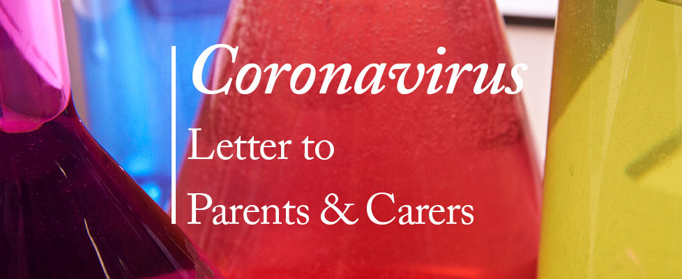 Coronavirus – Letter to Parents & Carers 12.3.2020